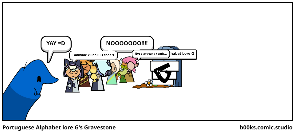 Portuguese Alphabet lore G's Gravestone - Comic Studio